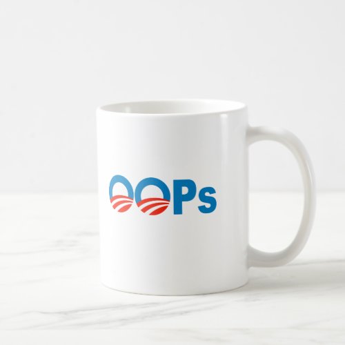 Obama oops coffee mug