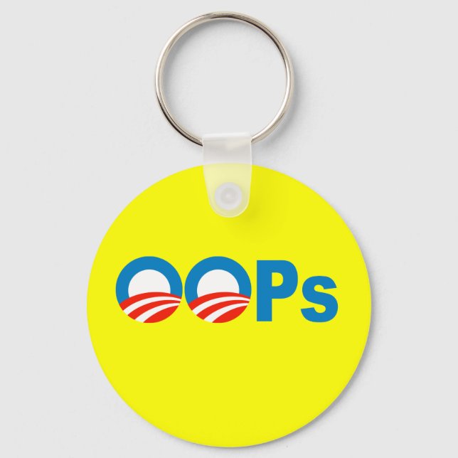 Obama oops keychain (Front)