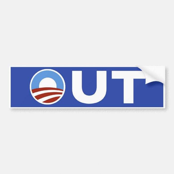 Obama Out in 2010 Bumper Sticker