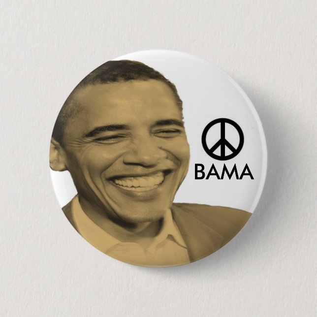 Obama Peace Button (Front)