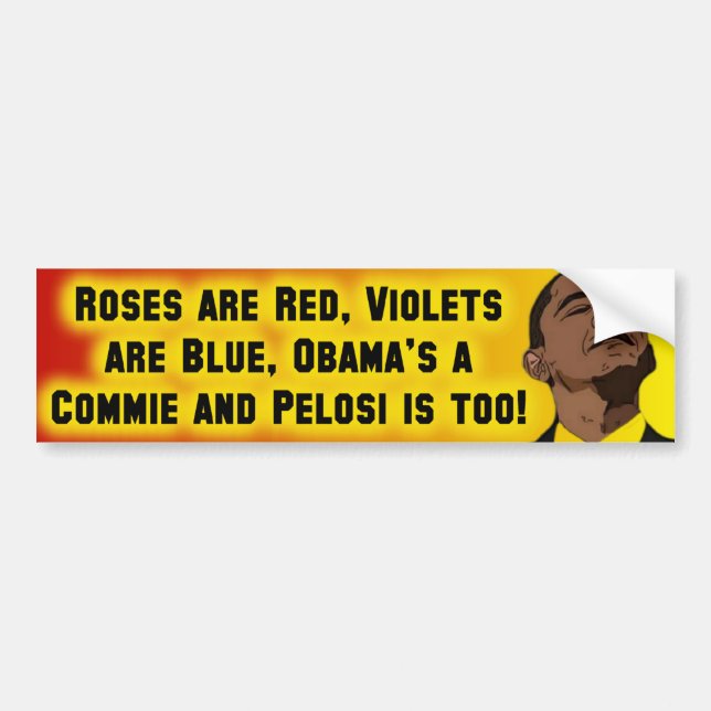Obama & Pelose are Commies Bumper Sticker (Front)