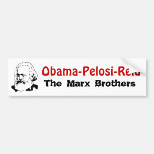Obama-Pelosi-Reid - The Marx Brothers Bumper Sticker