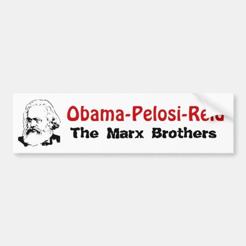 Obama_Pelosi_Reid _ The Marx Brothers Bumper Sticker