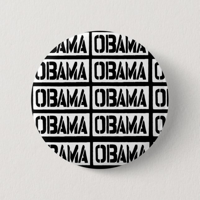 obama pinback button (Front)