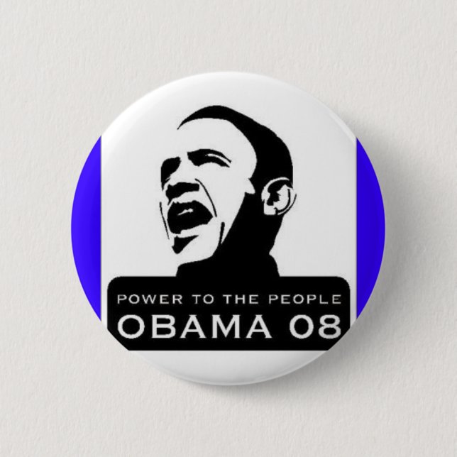 obama pinback button (Front)