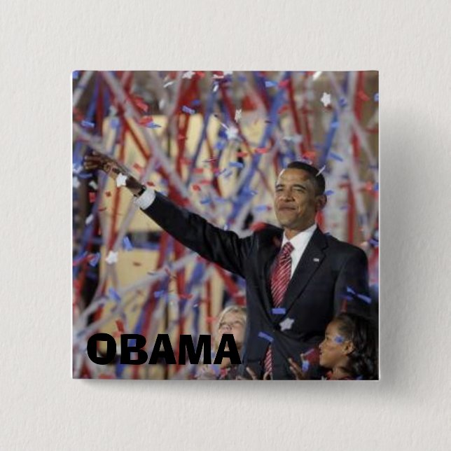 OBAMA PINBACK BUTTON (Front)