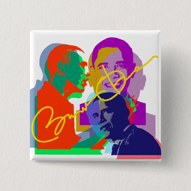 Obama Pinback Button (Front)