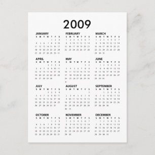 Obama Pocket Calendar - Swearing In Ceremony Postcard