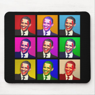 Obama Pop Art Style Mouse Pad