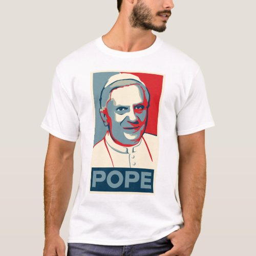 Obama Pope Design T_Shirt