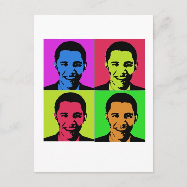 Obama Portrait Postcard (Front)