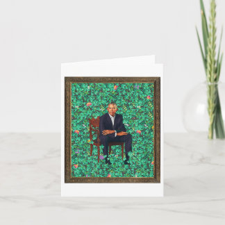 Obama Portrait Tee  Card