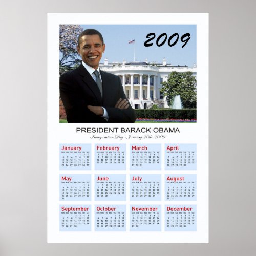 Obama Poster _ 2009 Wall Calendar