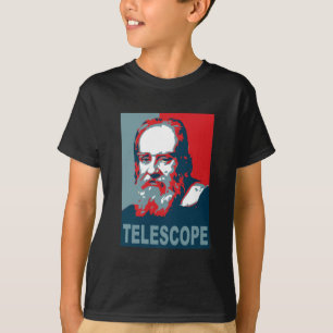 Obama Poster - Galileo Telescope T-Shirt