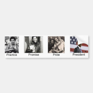 Obama Practice Pride President Bumper Sticker