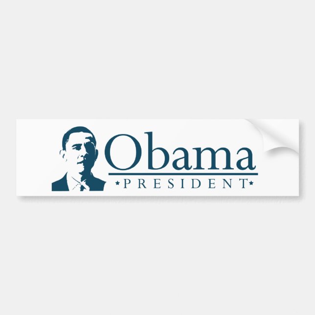 Obama Presidential Portrait Bumper Sticker (Front)