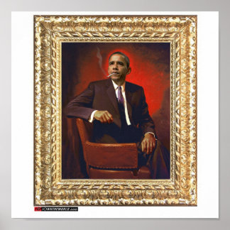 Obama Presidential Portrait Poster