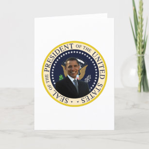Obama Presidential Seal Card