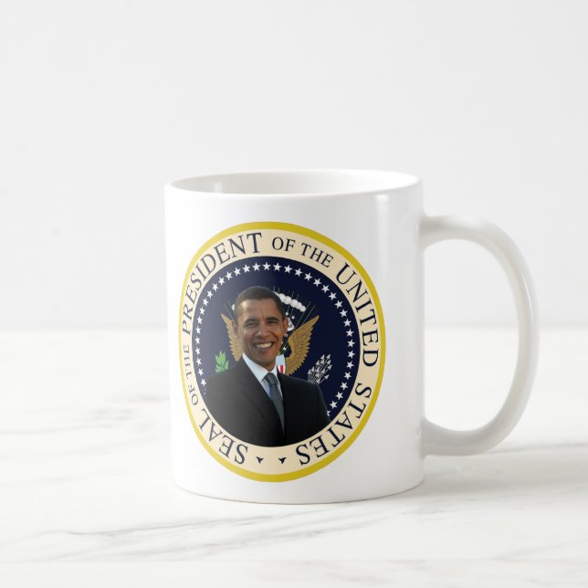 Obama Presidential Seal - Customized Coffee Mug (Right)