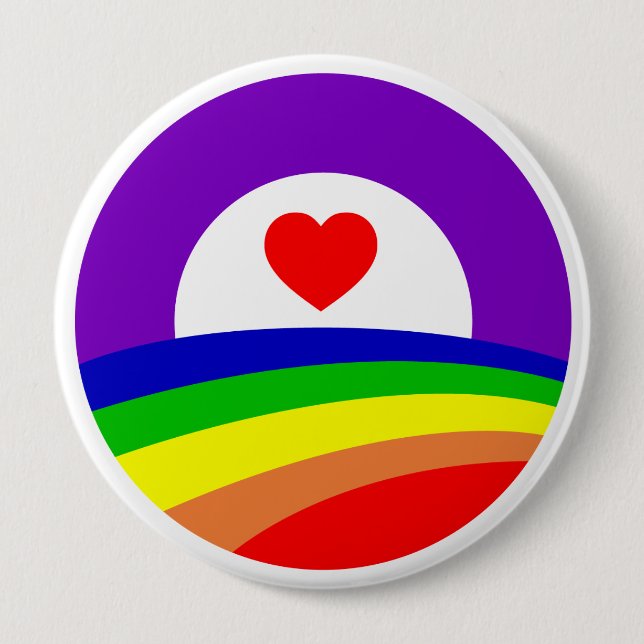 Obama Pride Button (Front)