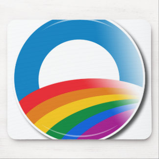 Obama Pride Button Mouse Pad