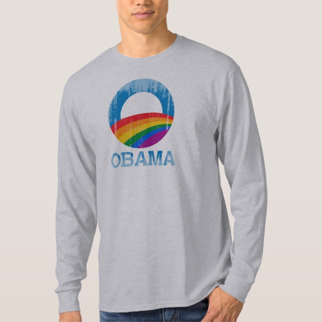 Obama Pride Vintage.png T-Shirt (Front)