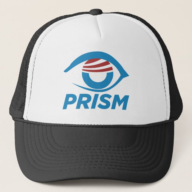 Obama Prism Logo Trucker Hat (Front)