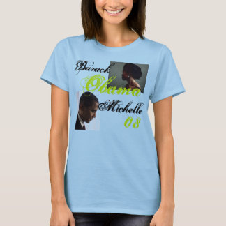 Obama profile, michelle profile, Barack, Michel... T-Shirt