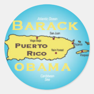 Obama Puerto Rico Sticker