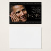 Obama Quote Card (Front & Back)