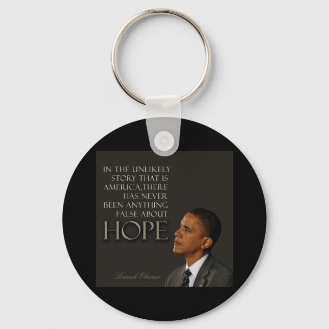 Obama Quote Keychain (Front)