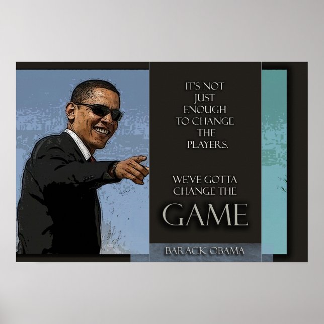 Obama Quote Poster (Front)