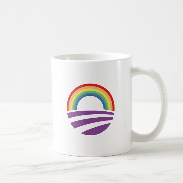 Obama Rainbow Coffee Mug (Right)