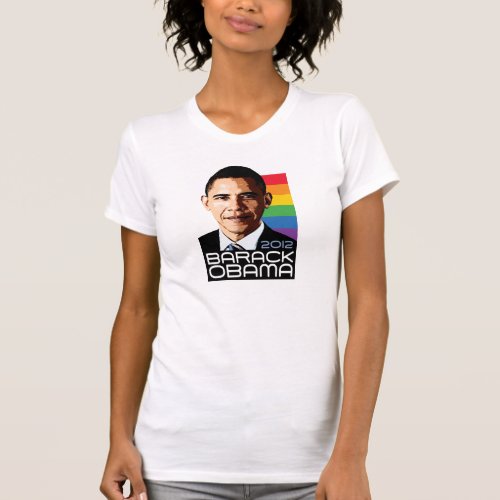 Obama Rainbow Pride T_Shirt