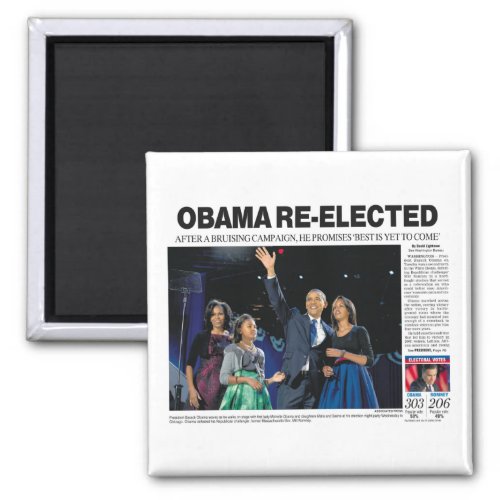 Obama Re_Elected Magnet