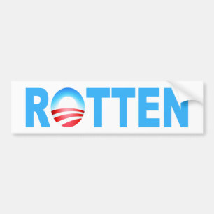 OBAMA ROTTEN BUMPER STICKER