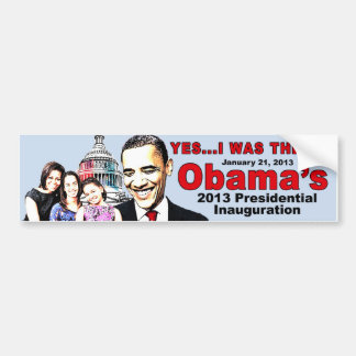 Obama’s 2013 Inauguration bumper sticker