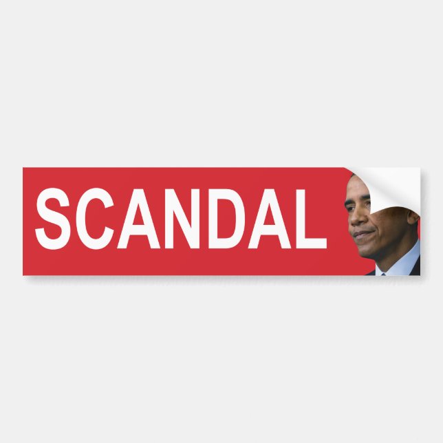 OBAMA SCANDAL Bumper Sticker.pdf Bumper Sticker (Front)