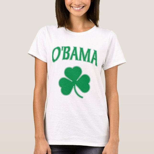 Obama Shamrock T-Shirt (Front)