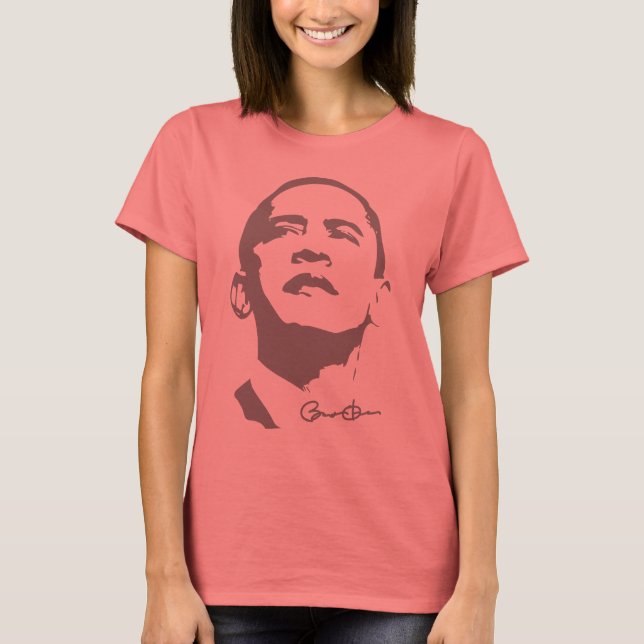 Obama Signature Ladies Shirt (Front)