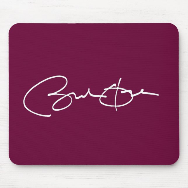 Obama Signature Mouse Pad (Front)