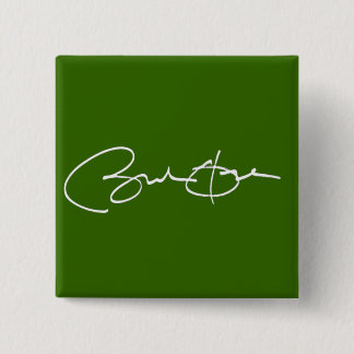 Obama Signature Pinback Button