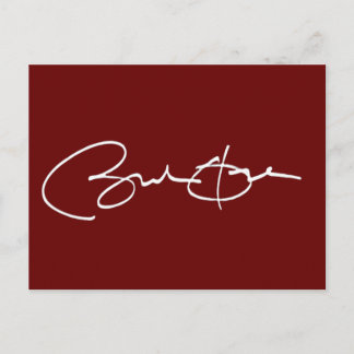 Obama Signature Postcard