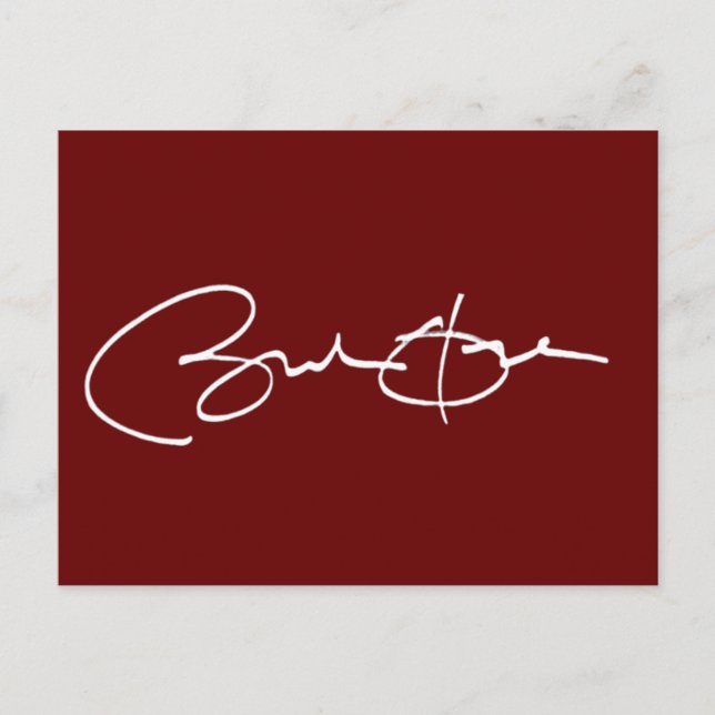 Obama Signature Postcard (Front)