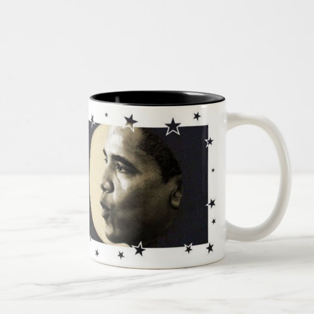 Obama Silvertone Mug (Right)