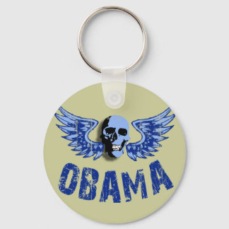 Obama Skull Design Keychain