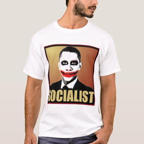 Obama Socialist Joker T_Shirt