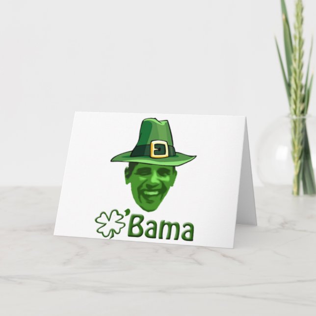 Obama St Patricks Day Card (Front)