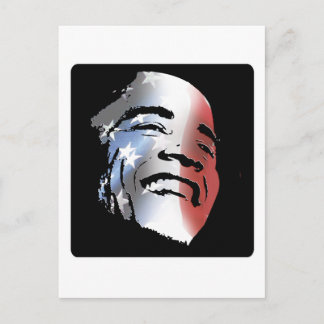 Obama: Stars and Stripes Postcard