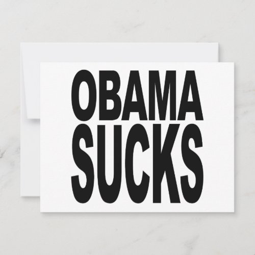 Obama Sucks Invite